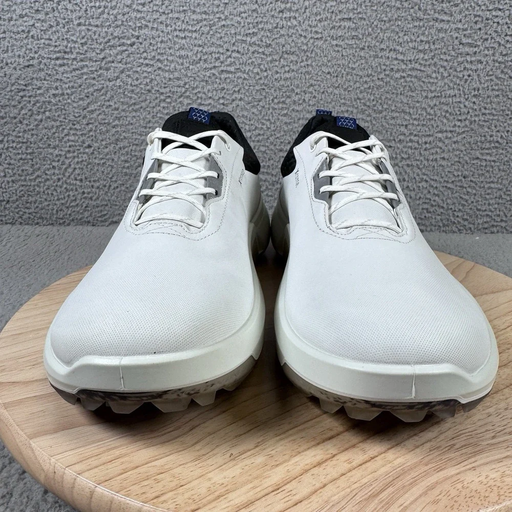 ECCO BIOM H4 Men's Size 14-14.5 EU 48 White GTX Gore-Tex Leather Golf Shoes